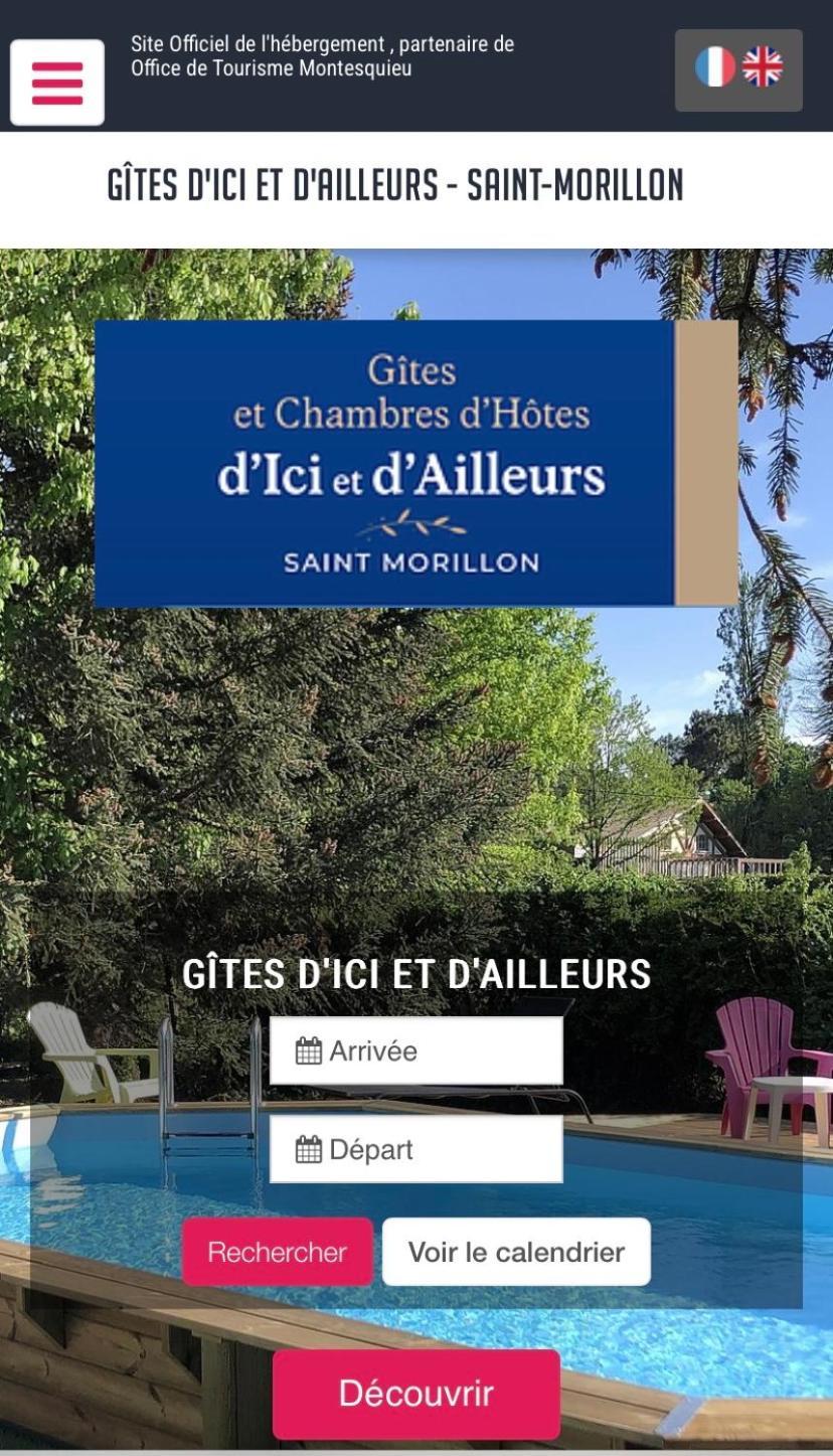 Chambres D'Elisa Saint-Morillon Exterior photo